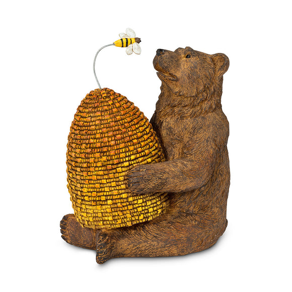 Bear with Beehive and Bee