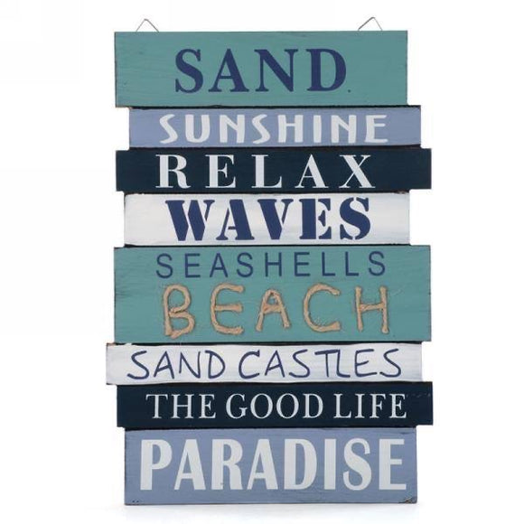 Beach and Sand wall plaque