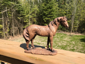 Horse Figurine 8”x7”x2”