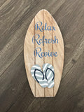 Relax Refresh Revive Wall Decor 14” x 6.5”
