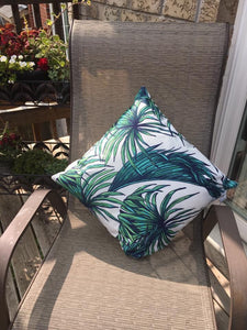 Pillow - Palm Outdoor / Indoor pillows 17x17”