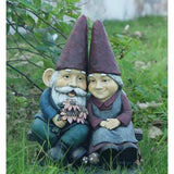 Gnome- Old Couple On Bench