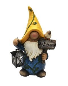 Gnome Holding Lantern