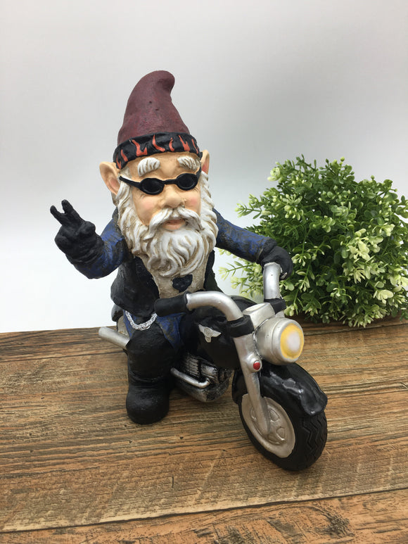 Gnome - Biker w Motorcycle