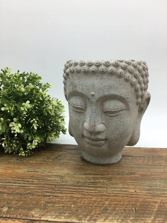Planter - Cement Buddha  7”H