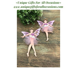 Ornaments- Pink Fairy / Set of 2