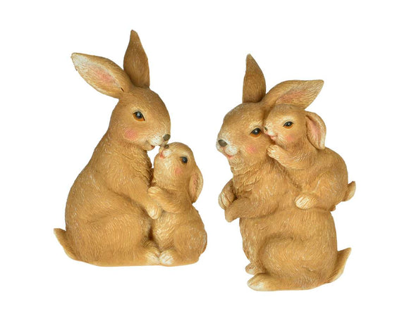 Brown Rabbits 6” Set if 2