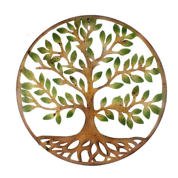 Circle Tree of Life Wall Plaque 27.5”