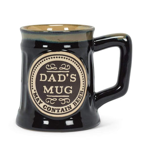 “Dads Mug...May Contain Beer” Stoneware 15oz Tankard Mug