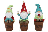 Gnomes Sitting on Pots