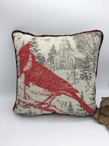 Pillow - Cardinal 16”