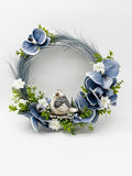 Blue Orchid Wreath