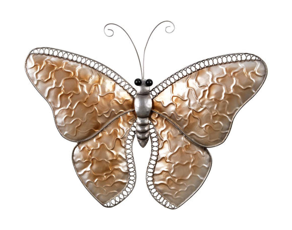 Metal Butterfly Wall Décor- Pearl
