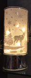 Deer On Vase LED On Base  8”