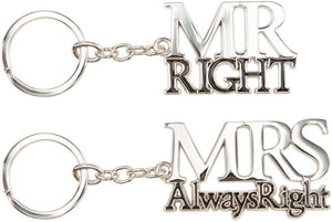 WEDDING ~ Key Chain - Always Right
