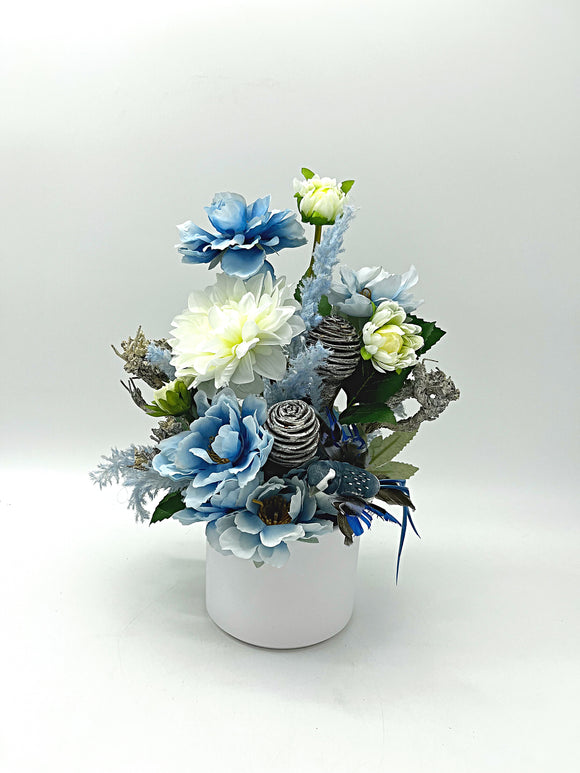 Blue Floral Arrangement