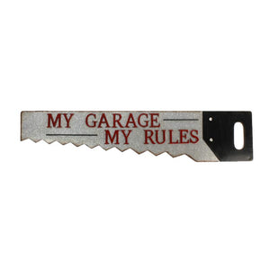 MY GARAGE RULES SAW DECOR