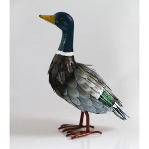 Mallard Metal Duck