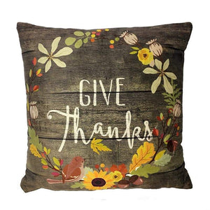 Pillow - Give Thanks 18”